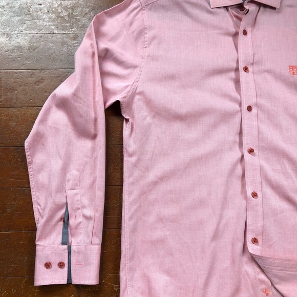 Vince Camuto Mens Dress Shirt Flip Cuff Size M - Picture 2 of 5